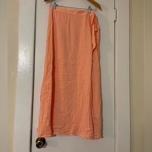Lucca Couture Creamy Peach Maxi Skirt Size Small NWT